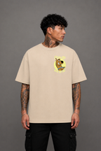 Scooby-Doo Oversized Anime T-Shirt - Beige