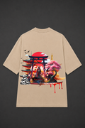 Legacy Graphic Oversized T-Shirt - Beige
