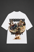 Warrior Graphic Oversized T-Shirt White
