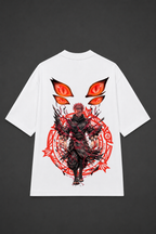 Sukuna Anime Oversized T-Shirt - White