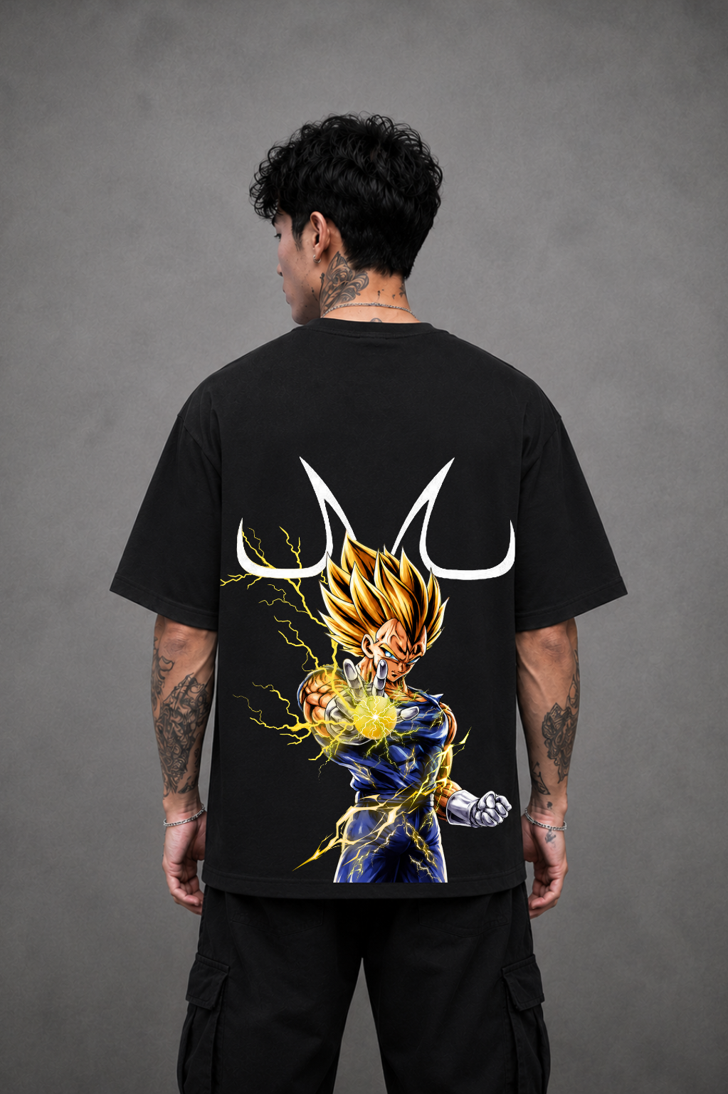 Majin Vegeta Oversized Anime T-Shirt