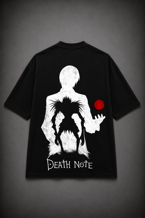 Death Note Oversized Anime T-Shirt Black | Premium Anime