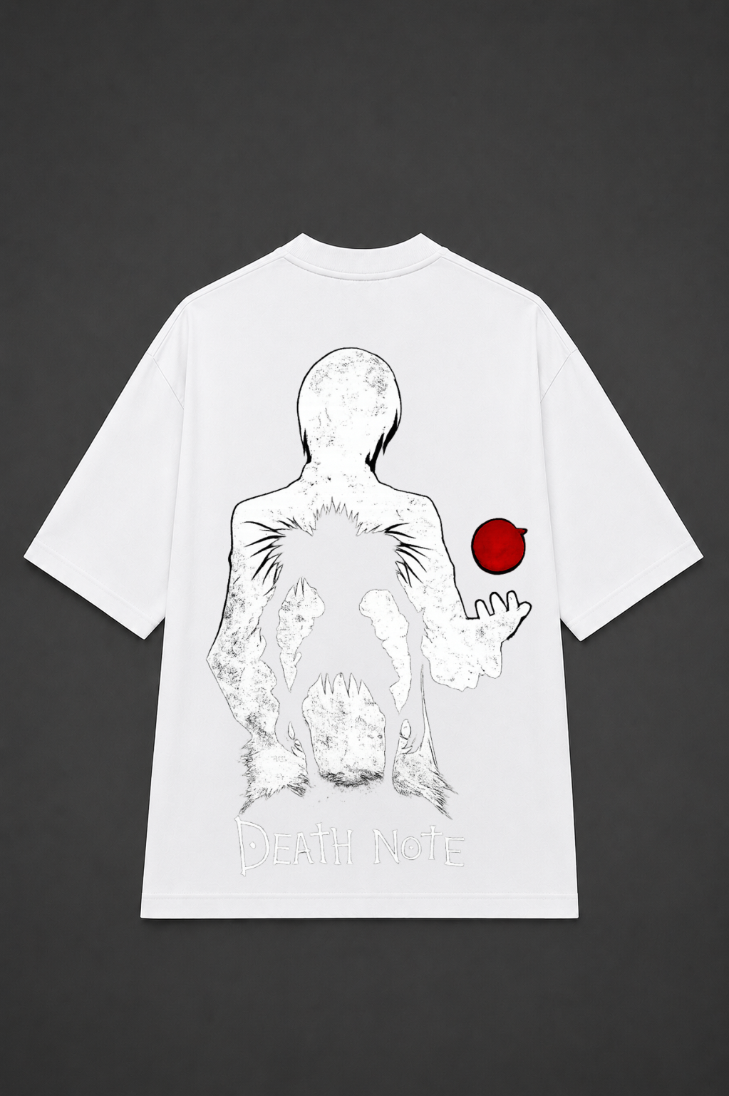 Death Note Oversized Anime T-Shirt - White