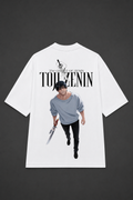 Toji Fushiguro Anime Oversized T-Shirt - White