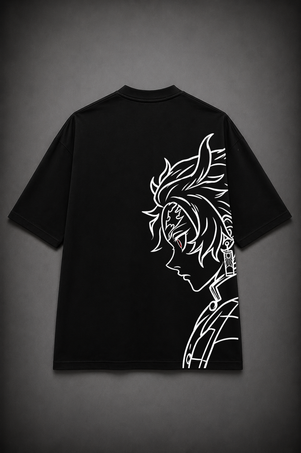 Tanjiro Kamado Anime T-Shirt - Black