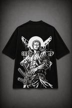 ZORO Oversized Anime T-Shirt - Black