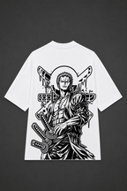 ZORO Oversized Anime T-Shirt - White