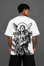 ZORO Oversized Anime T-Shirt - White