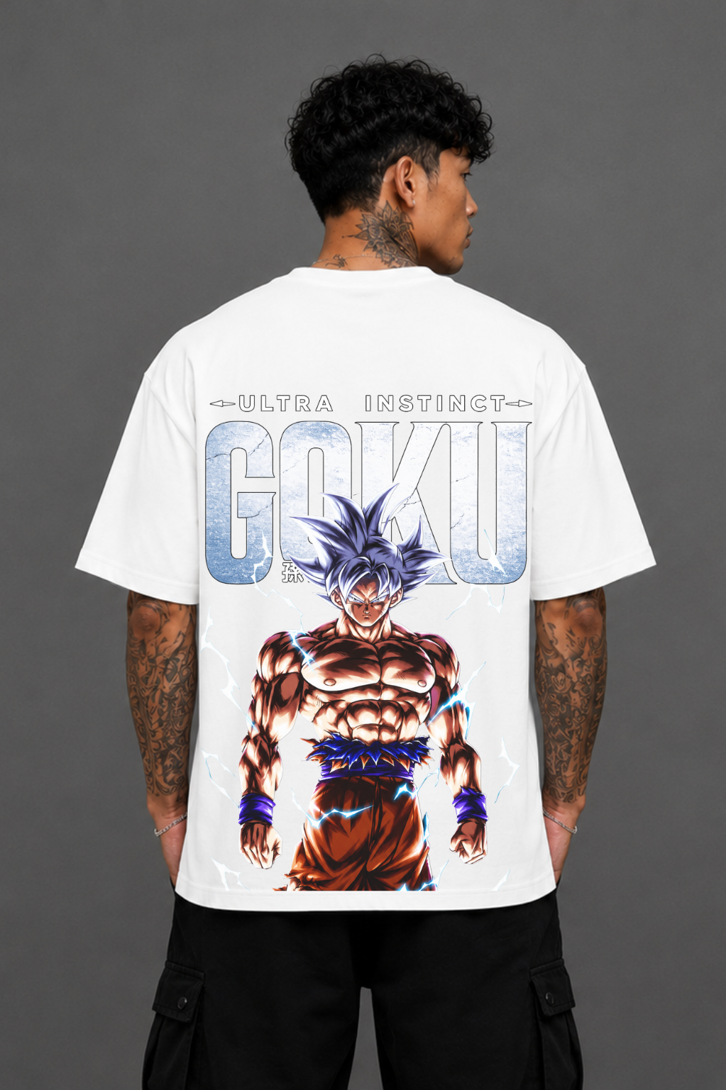 Ultra Instinct Goku Oversized Anime T-Shirt