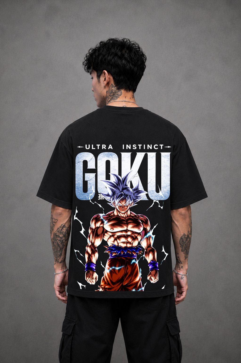 Ultra Instinct Goku Oversized Anime T-Shirt