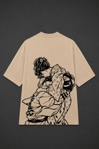 Akaza x Koyuki Anime T-Shirt - Beige