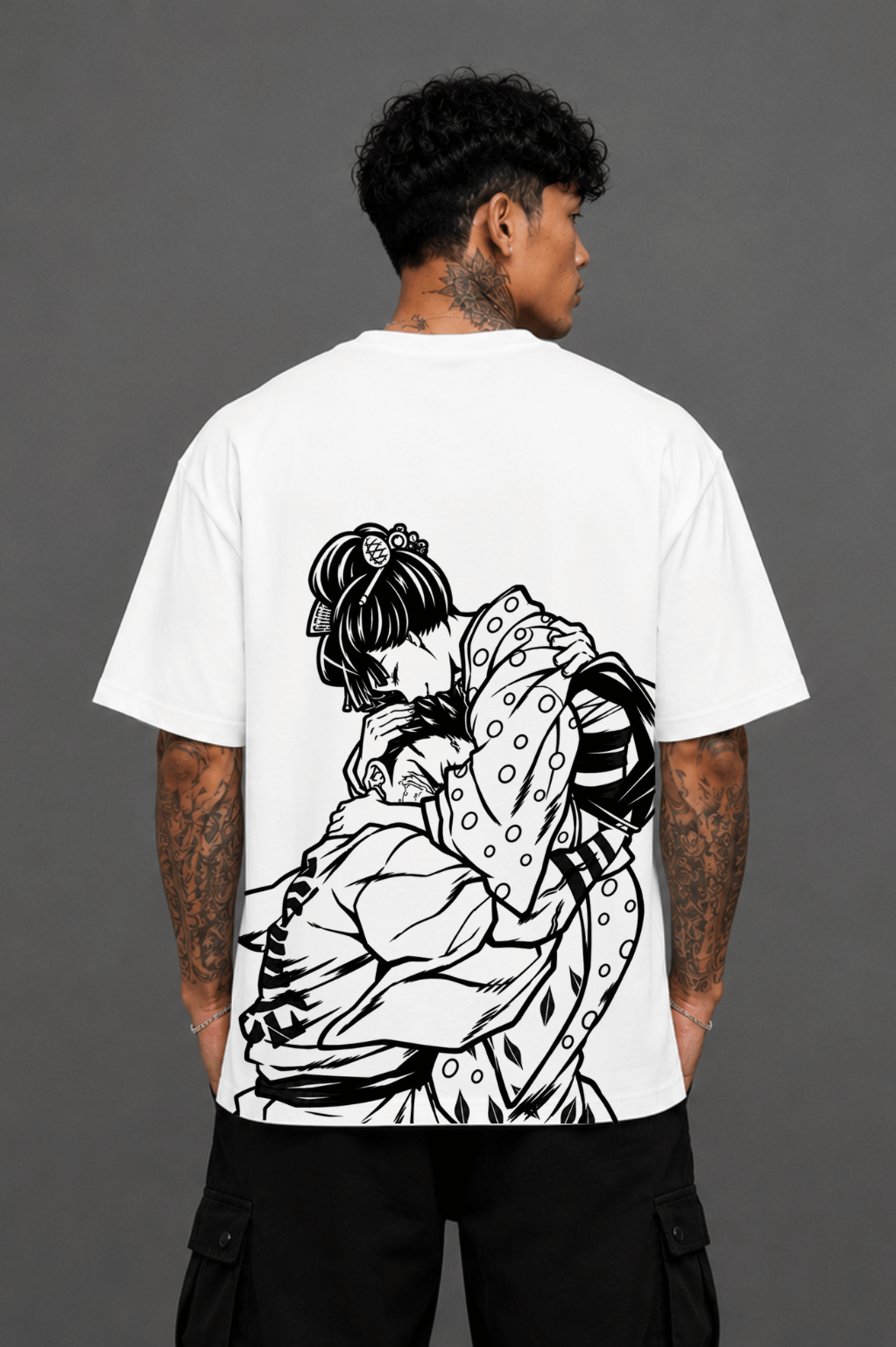 Akaza x Koyuki Anime T-Shirt - White