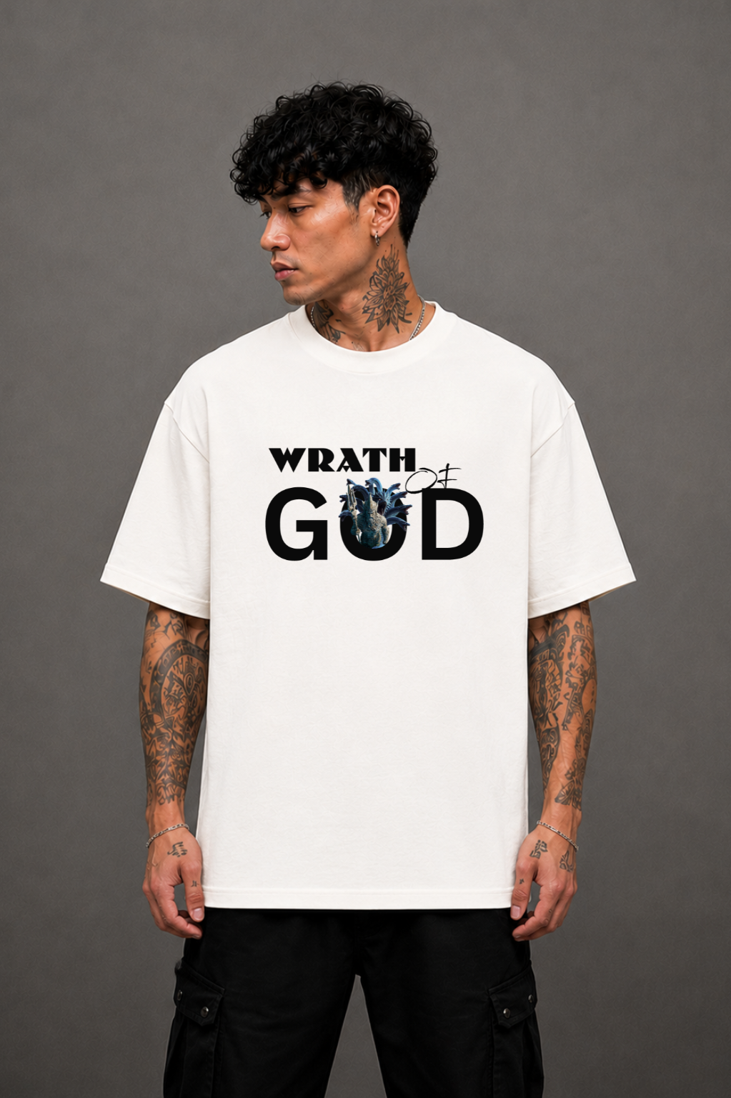 WOG Oversized Graphic T-Shirt – Wrath of God Edition