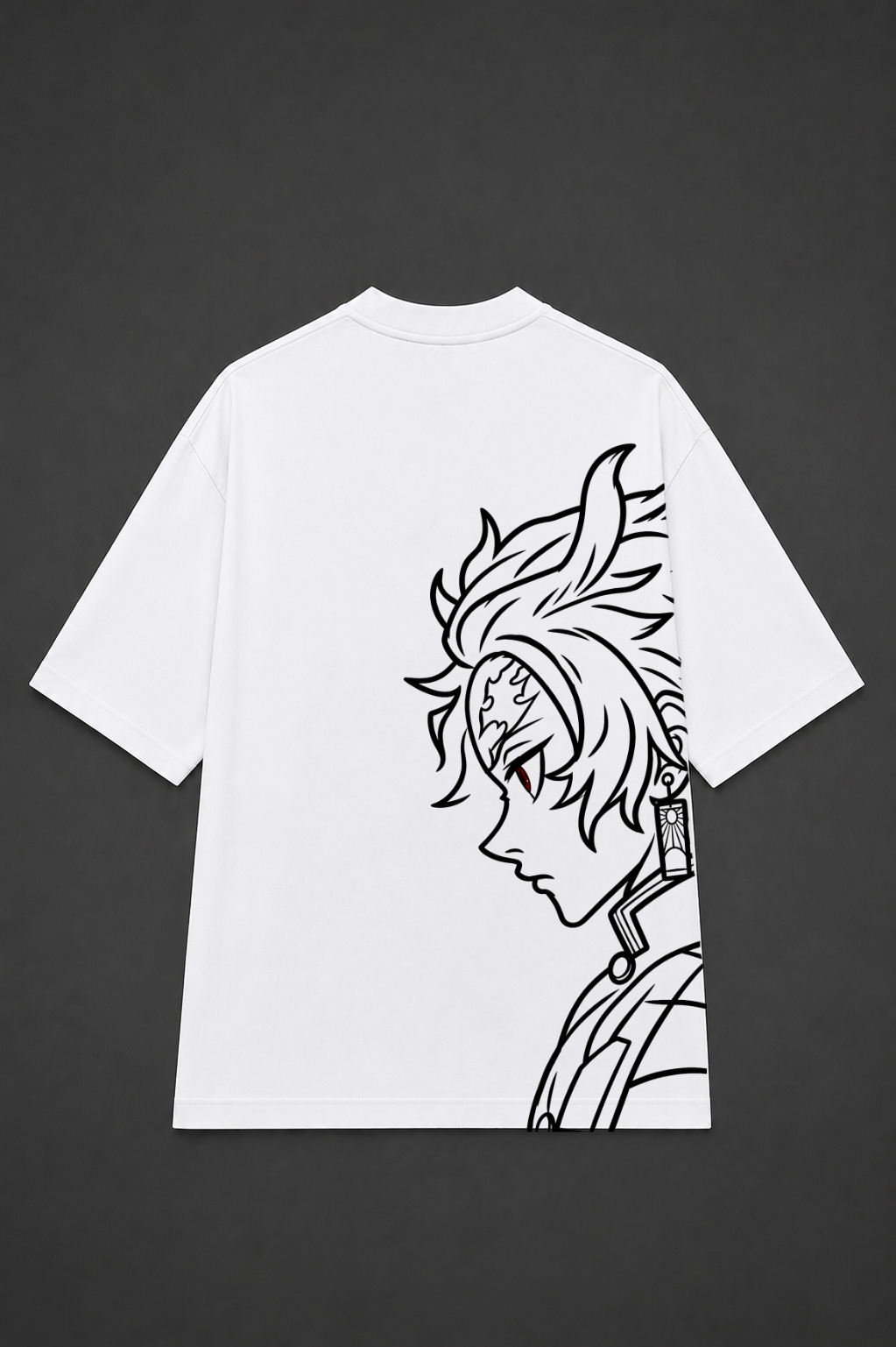 Tanjiro Kamado Anime T-Shirt - White