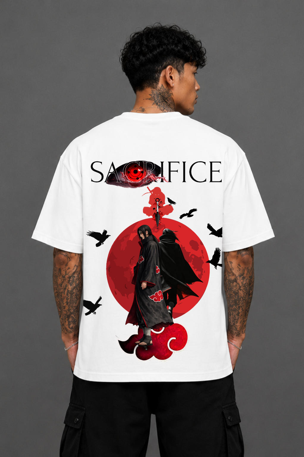 Itachi Uchiha Anime T-Shirt - White