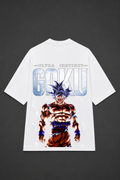Ultra Instinct Goku Oversized Anime T-Shirt - White