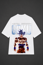 Ultra Instinct Goku Oversized Anime T-Shirt - White