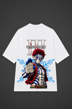 Akaza Anime Oversized T-Shirt - White