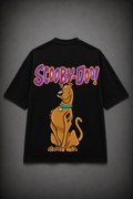 Scooby-Doo Oversized Anime T-Shirt - Black