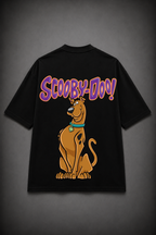 Scooby-Doo Oversized Anime T-Shirt - Black