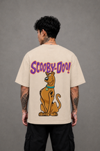 Scooby-Doo Oversized Anime T-Shirt - Beige