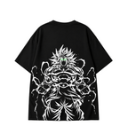 Broly Oversized Anime T-Shirt - Black