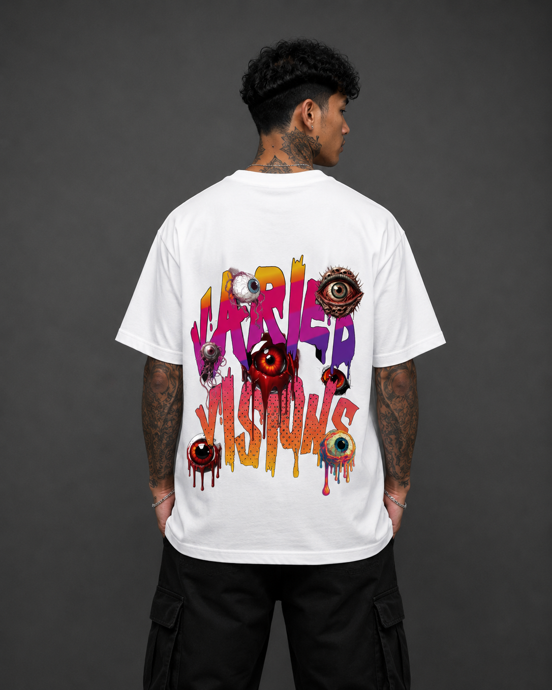 Varied Visions Oversized Graphic T-Shirt