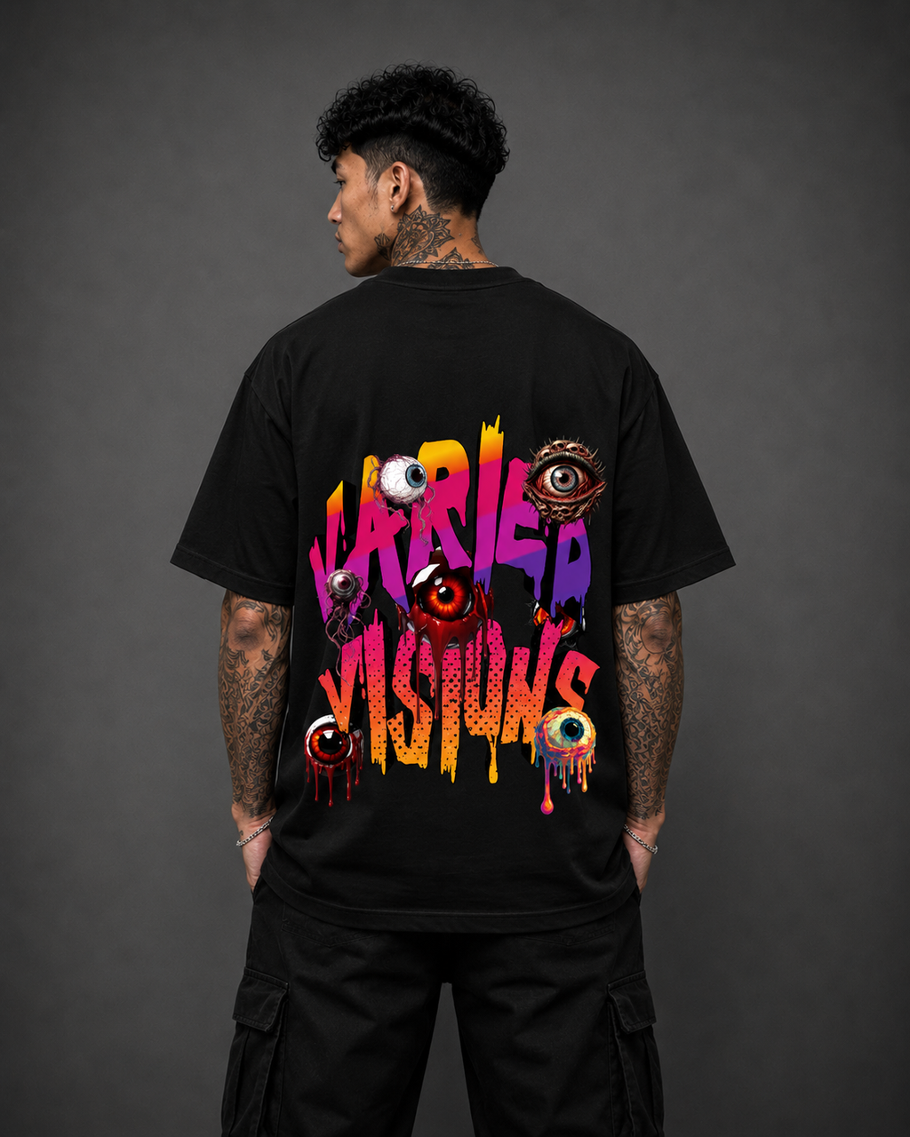 Varied Visions Oversized Graphic T-Shirt