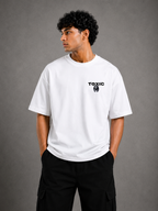 Toxic Glitch Oversized Graphic T-Shirt