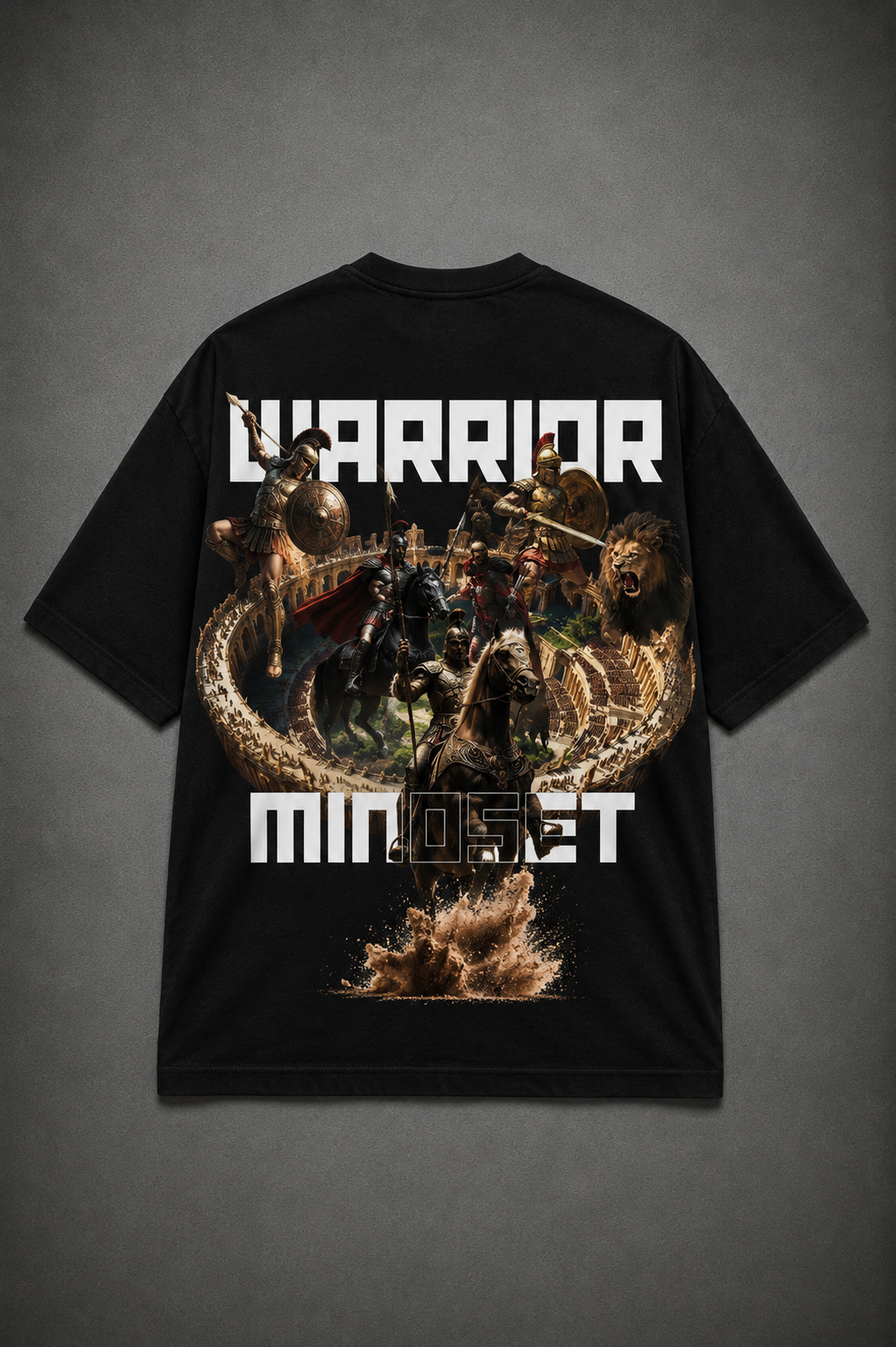 Warrior Graphic Oversized T-Shirt