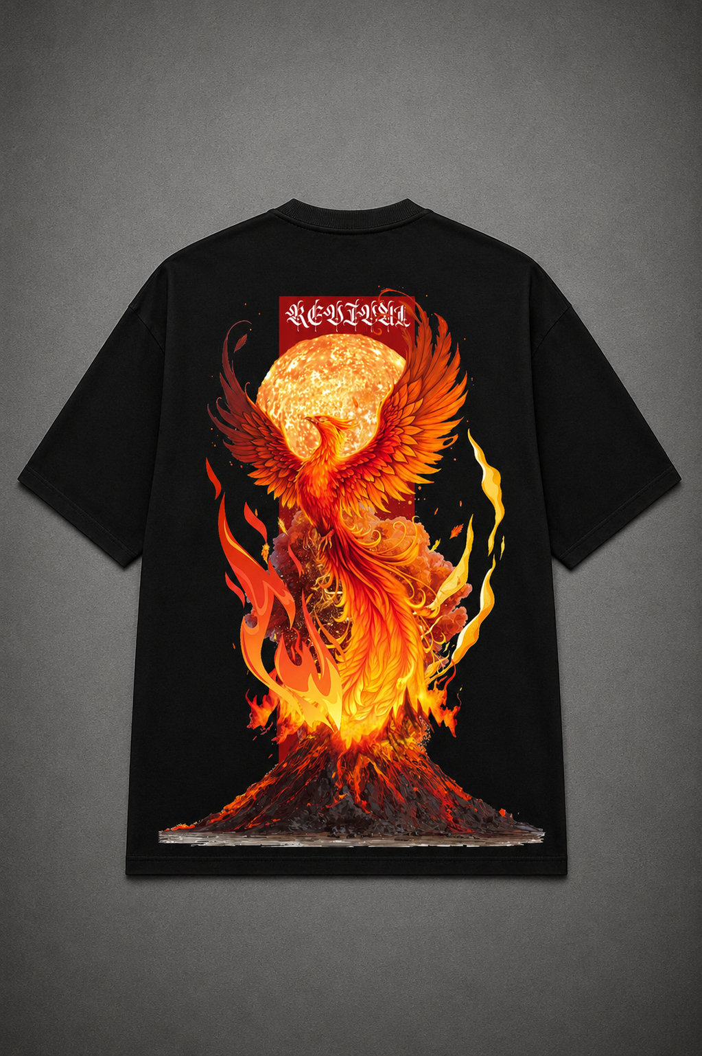 Phoenix Graphic Oversized T-Shirt