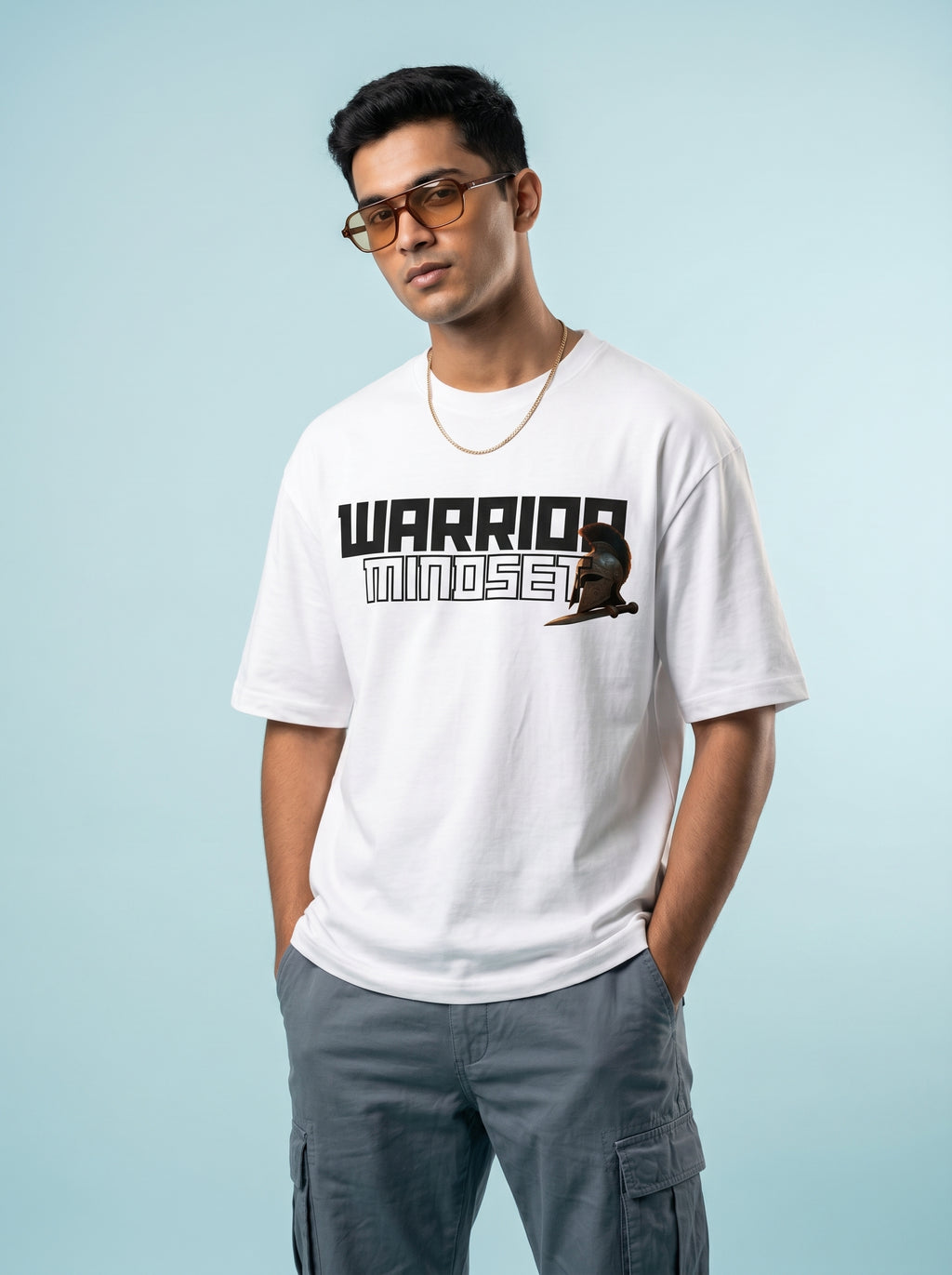 Warrior Graphic Oversized T-Shirt