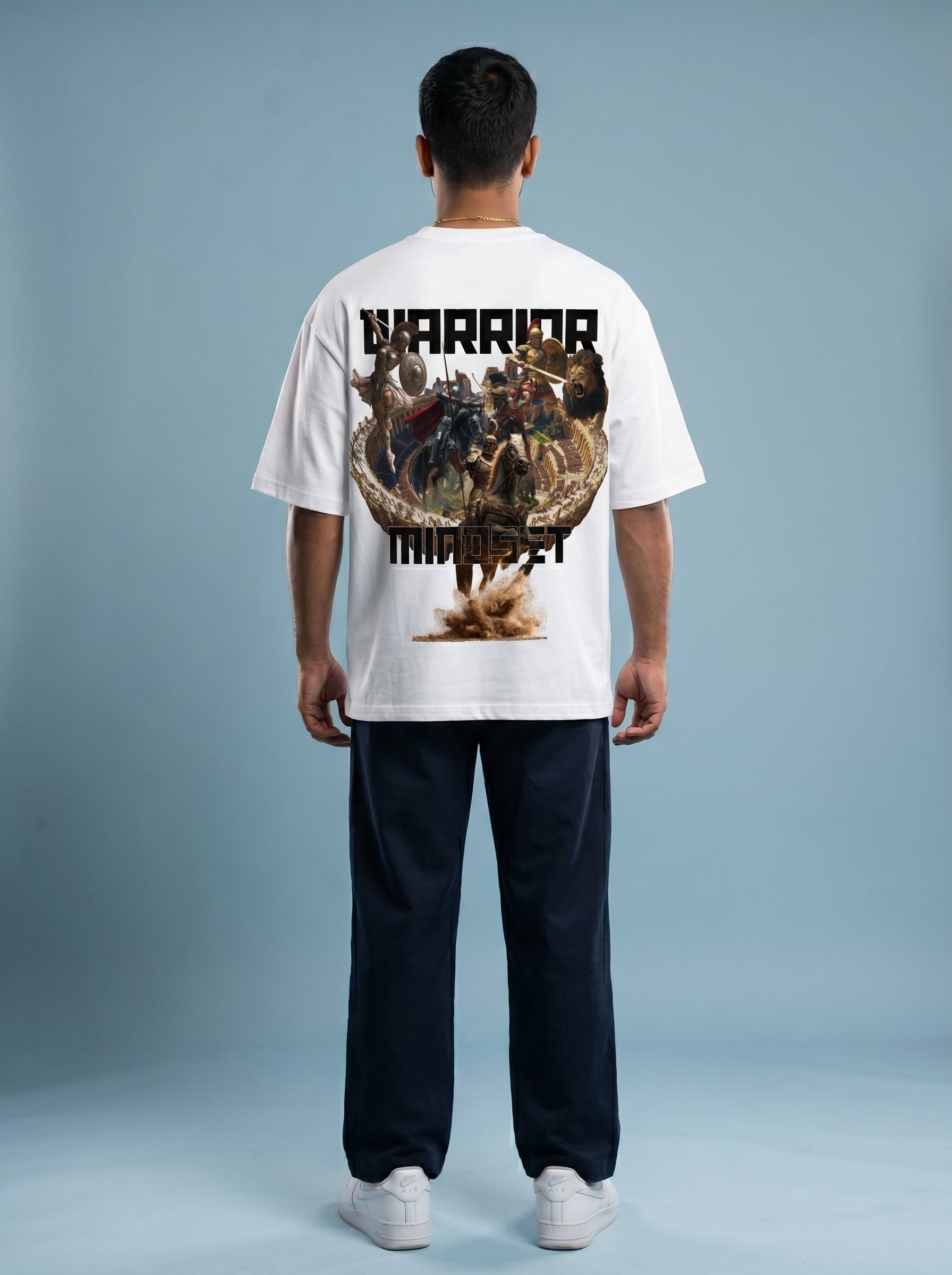 Warrior Graphic Oversized T-Shirt