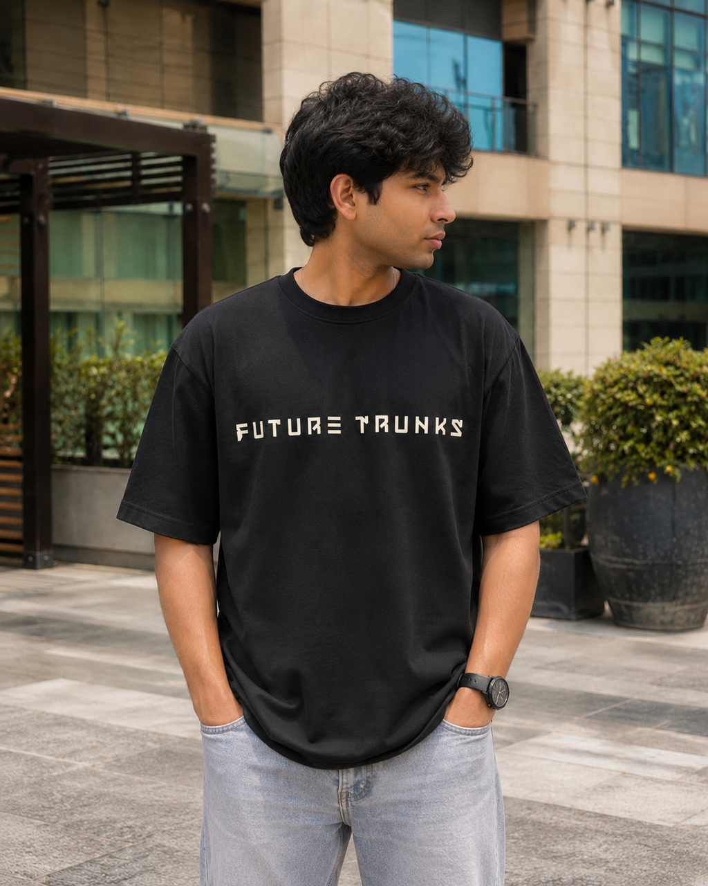 Future Trunks Anime T-Shirt - Black