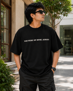 Eren x Mikasa Oversized Anime T-Shirt | Attack on Titan Graphic Tee - Black