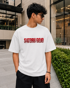 SATORU GOJO Oversized Anime T-Shirt - White