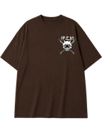 Inosuke Hashibira Oversized Anime T-Shirt - Coffee Brown