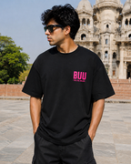 Kid Buu Oversized Anime T-Shirt - Black