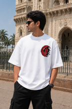 Kokushibo Oversized Anime T-Shirt - White