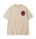 Kokushibo Oversized Anime T-Shirt - Beige