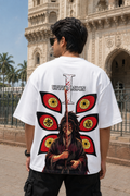 Kokushibo Oversized Anime T-Shirt - White