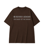 Madara Uchiha Oversized Anime T-Shirt - Coffee Brown