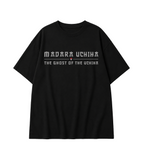 Madara Uchiha Oversized Anime T-Shirt - Black