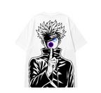 SATORU GOJO Oversized Anime T-Shirt - White