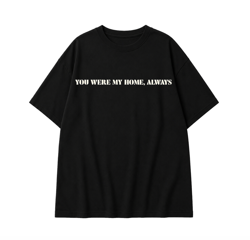 Eren x Mikasa Oversized Anime T-Shirt | Attack on Titan Graphic Tee - Black