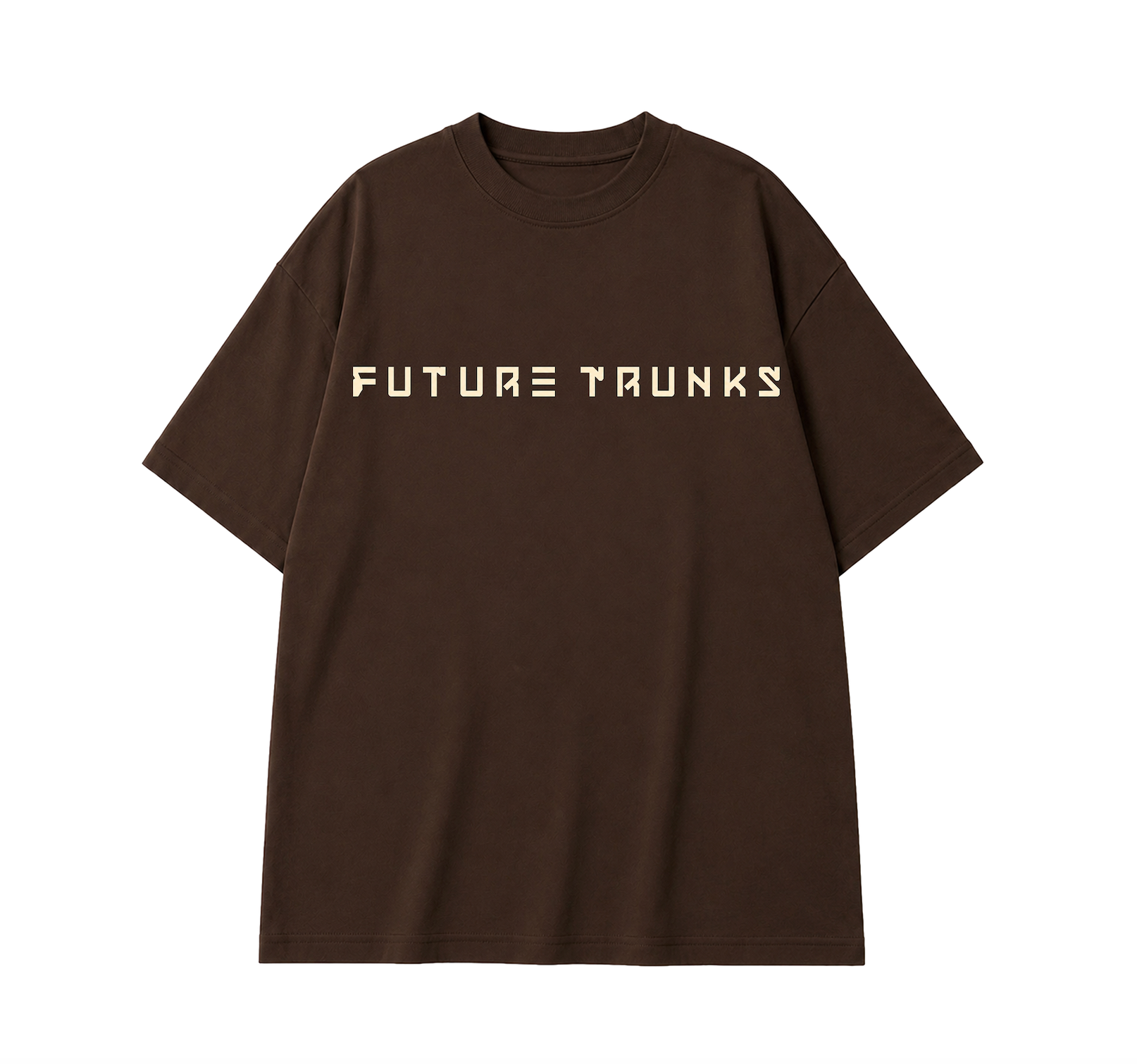 Future Trunks Anime T-Shirt - Coffee Brown