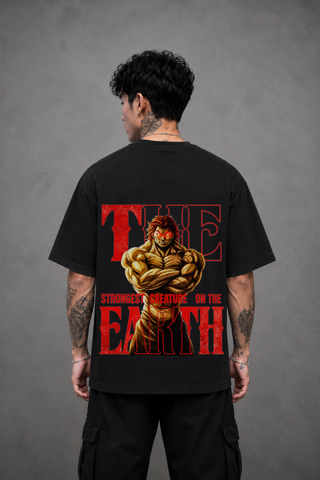 Yujiro Anime Oversized T-Shirt