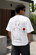 Death Note Oversized Anime T-Shirt - White
