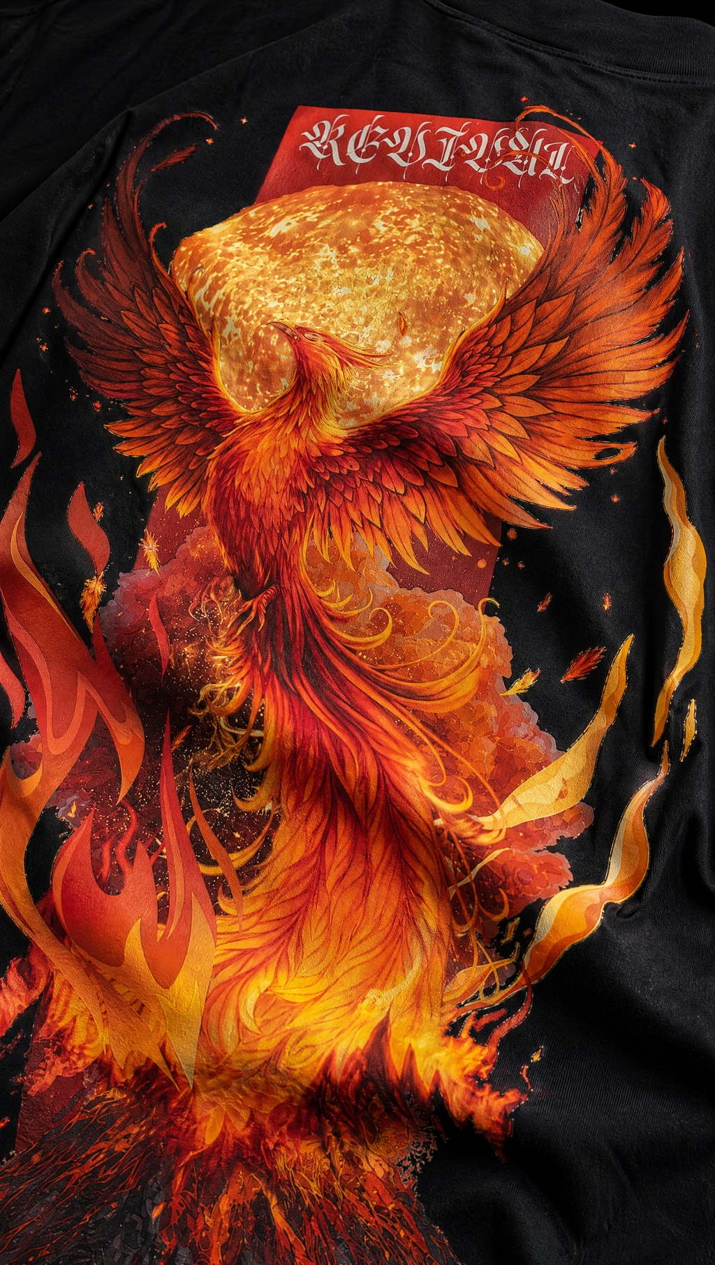 Phoenix Graphic Oversized T-Shirt