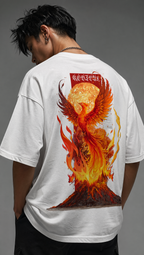 Phoenix Graphic Oversized T-Shirt